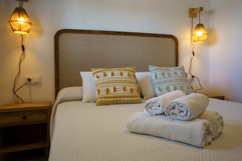 Detalle de la cama